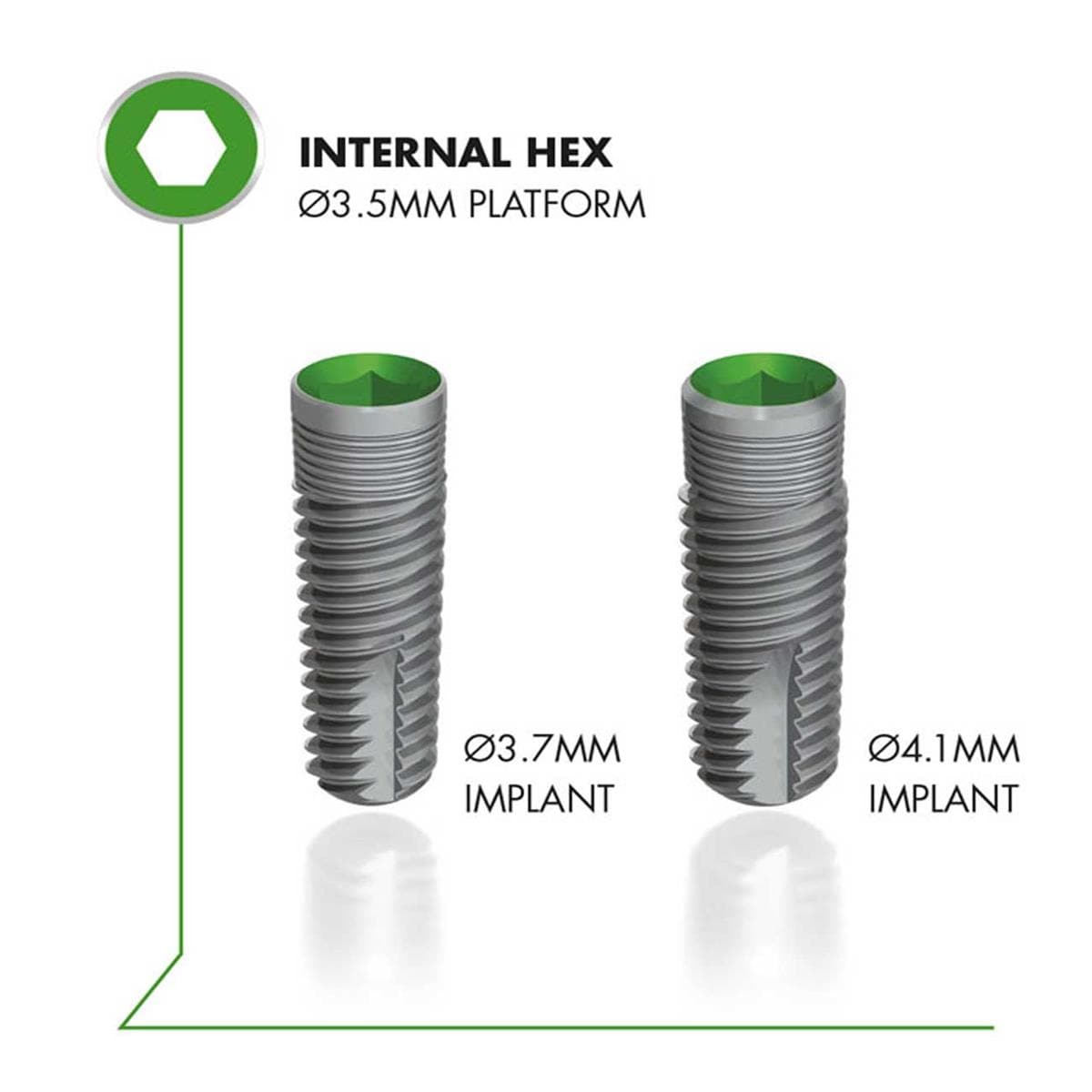 INFINITY HEX.INTERNO 3.7X13MM