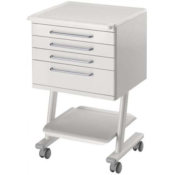 MUEBLE CARRO MÉDICO AUXILIAR RC4 50 X 48 X 79 (H) CM 1U