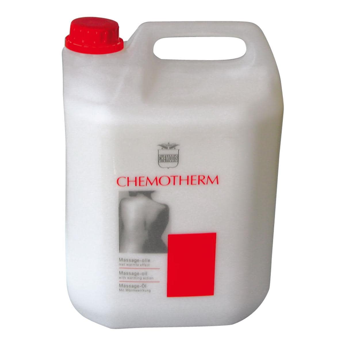 CHEMOTHERM MASSAGE OIL ACEITE DE MASAJE GELIFICADO. EFECTO CALOR BIDÓN DE 5 L 1U