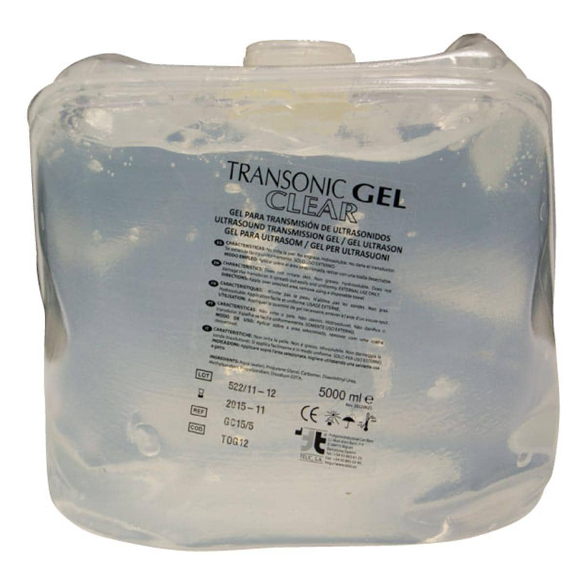 GEL ULTRASONIDOS TRANSPARENTE 1 L 1U