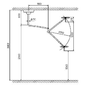 LÁMPARA DE EXÁMEN MACH LED 130F - Modelo de techo - 1 Unidad