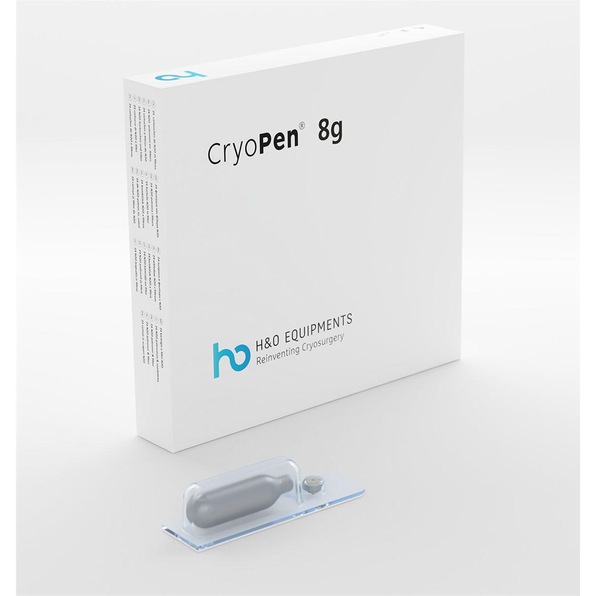 CARTUCHOS DE N2O DE 8 G. PARA CRYOPEN 1 CAJA DE 10 CARTUCHOS