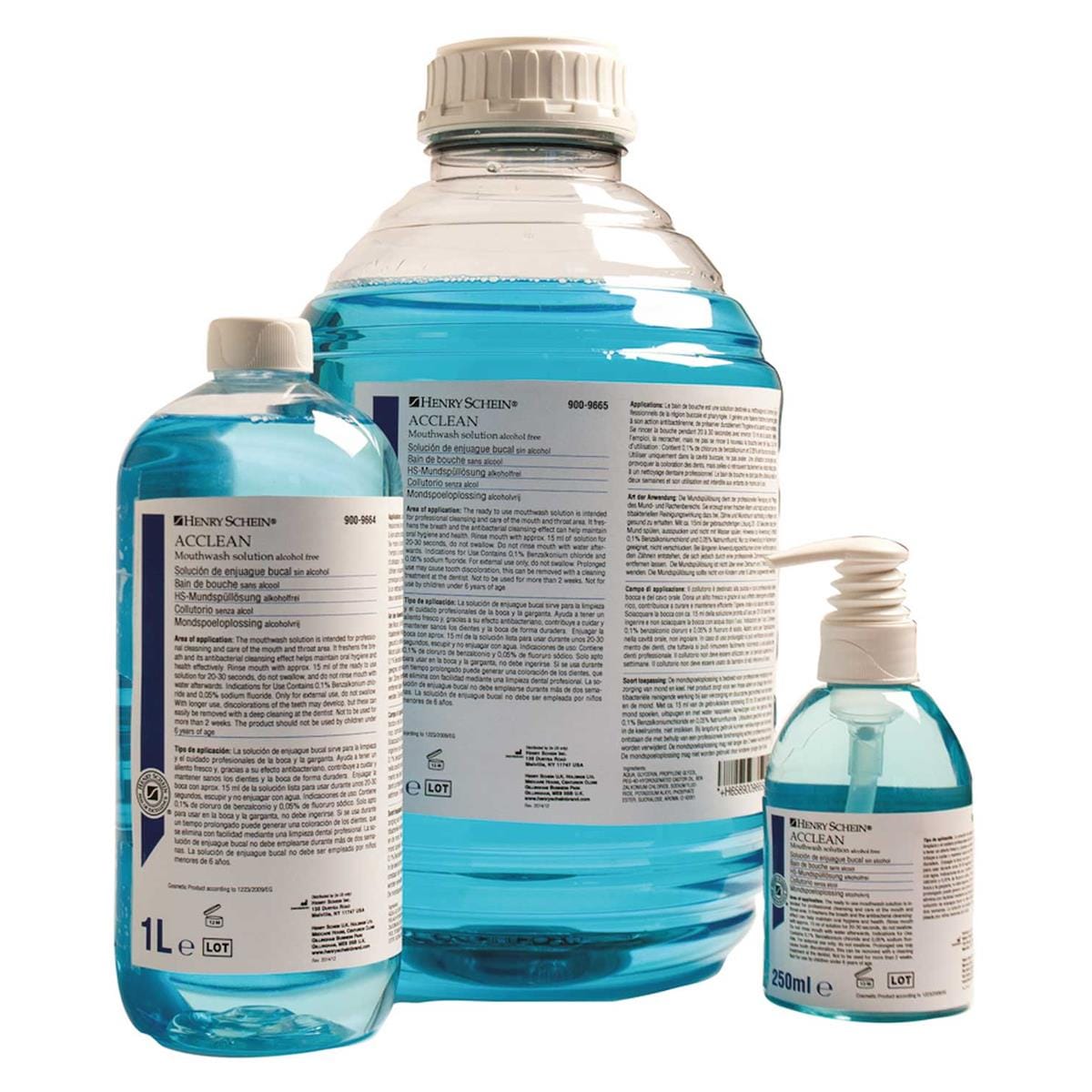 ACCLEAN COLUTORIO SIN ALCOHOL 1L - HENRY SCHEIN