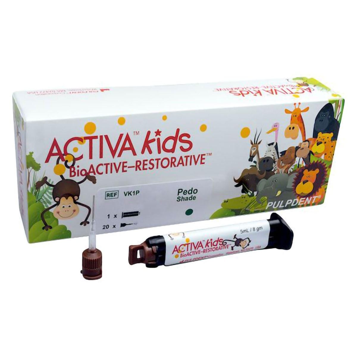 ACTIVA KIDS JERINGA 5ML/8G BLANCO OPACO - PULPDENT