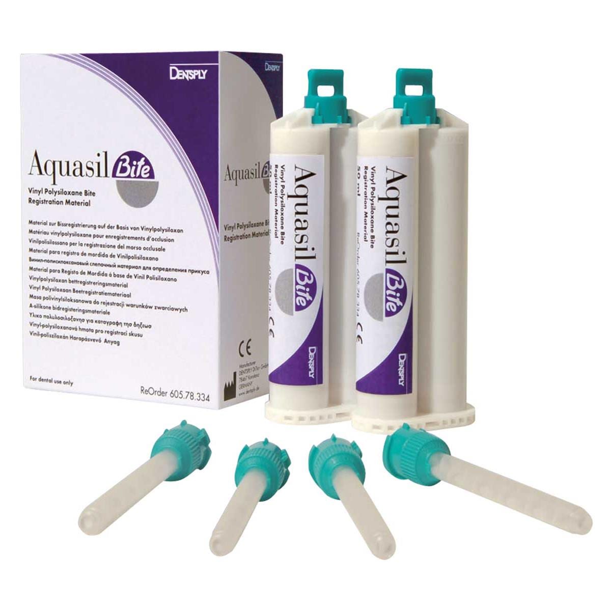 AQUASIL BITE 4 X 50ML + PUNTAS MEZCLA - DENTSPLY