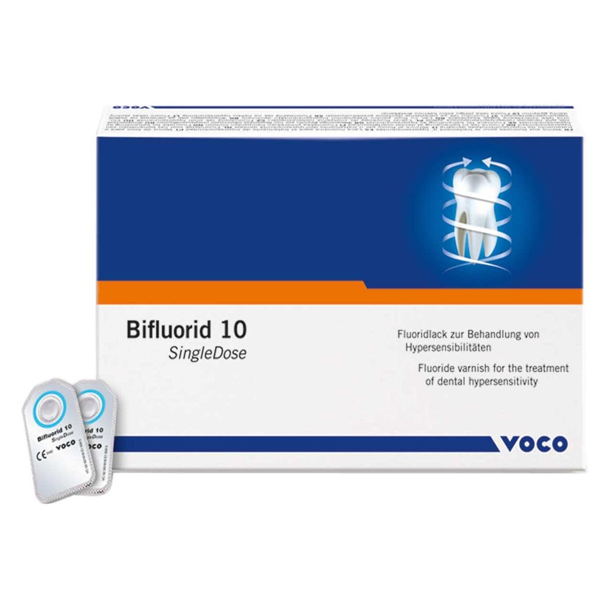 BARNIZ BIFLUORID 10 SINGLE DOSE SET 200U - VOCO