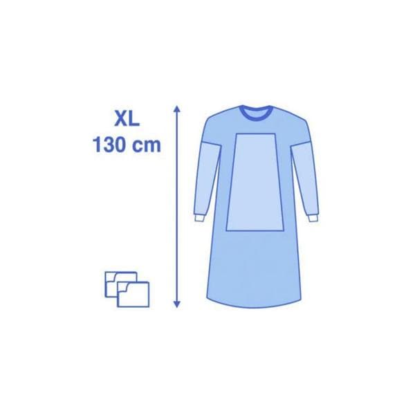 BATA QUIRURGICA ESTERIL TALLA XL 130CM 1U MEDLINE