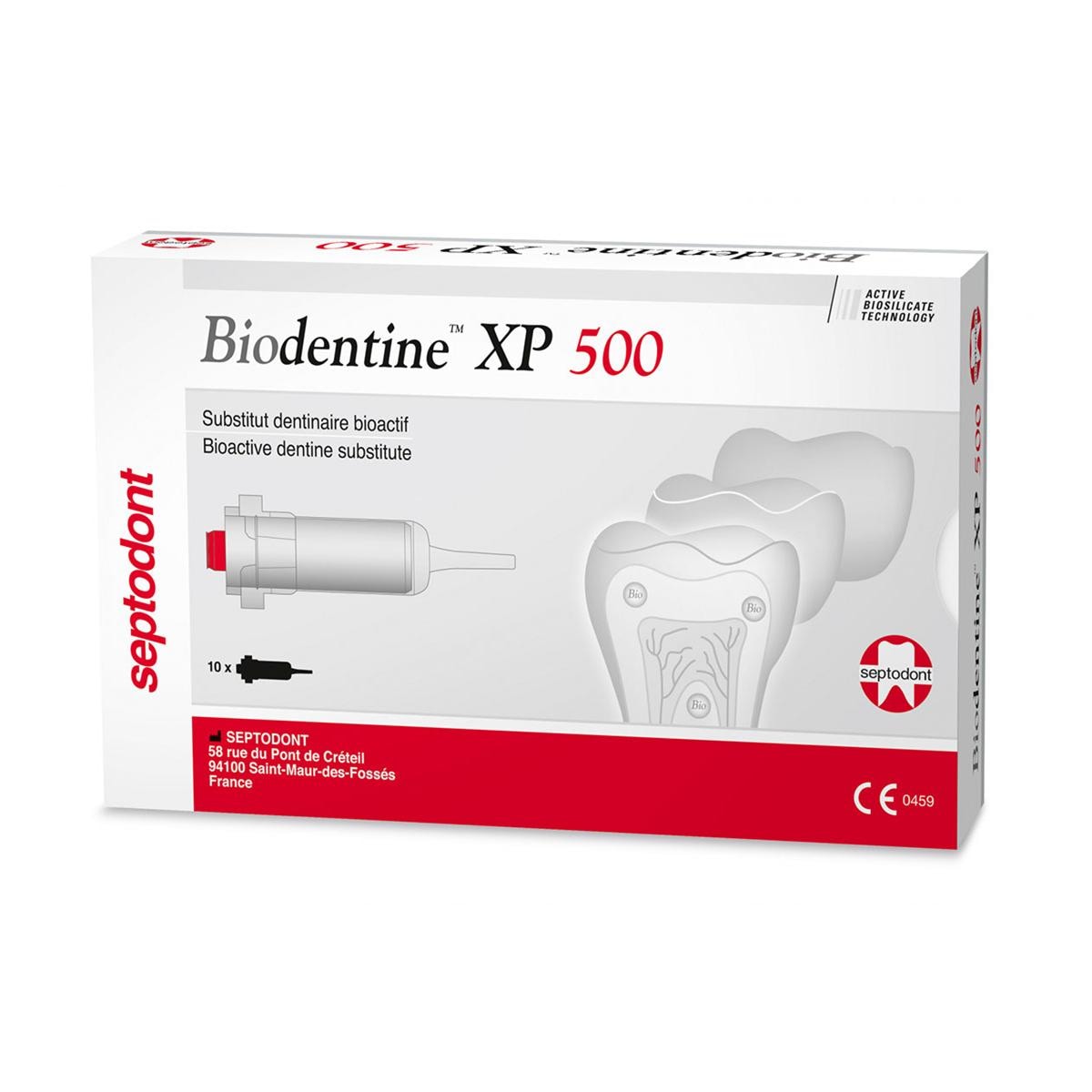 BIODENTINE XP 500 10 CARTUCHOS - SEPTODONT