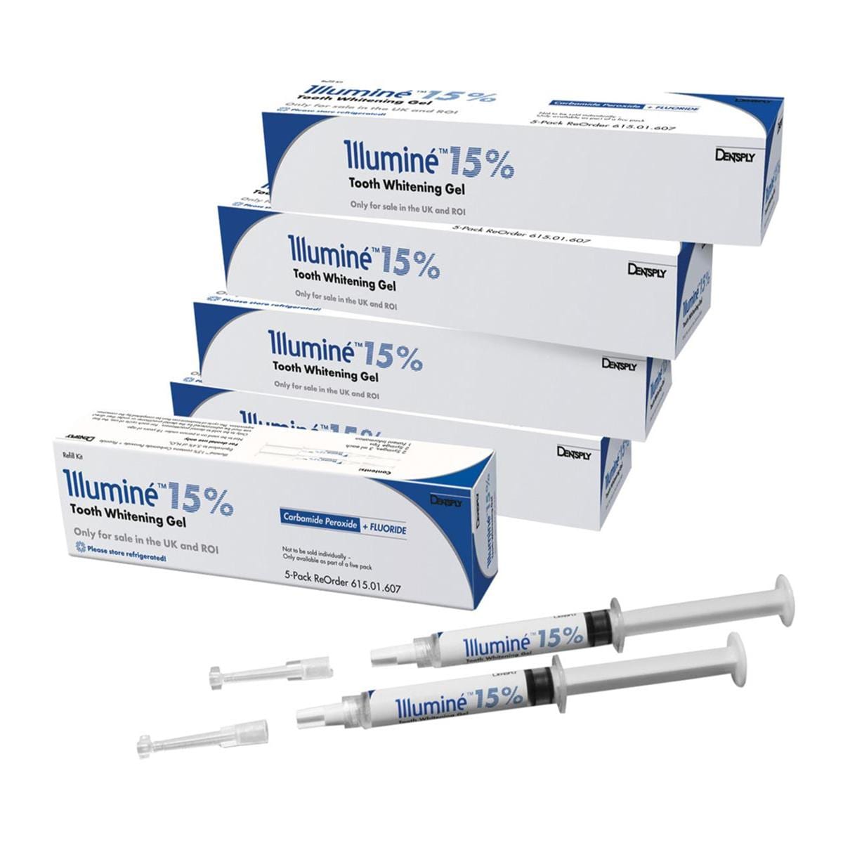 BLANQUEAMIENTO ILLUMINE HOME 15% REPOSICIÓN 5X2X3 ML - DENTSPLY