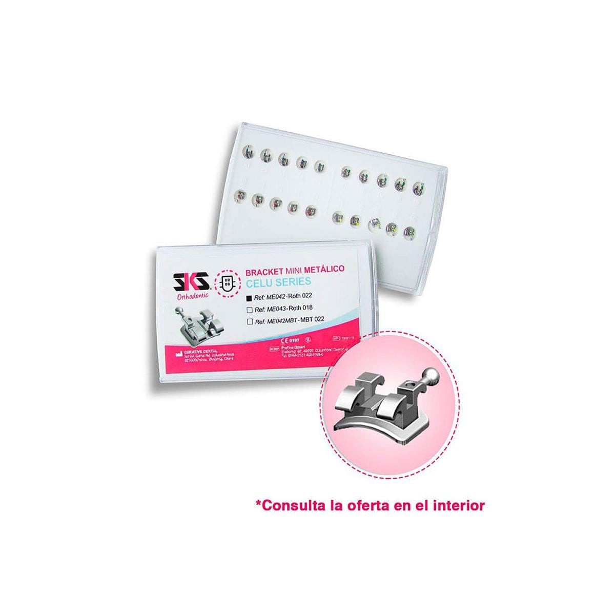 BRACKETS METALICOS MINI MBT 20 PIEZAS 0.22 - SKS