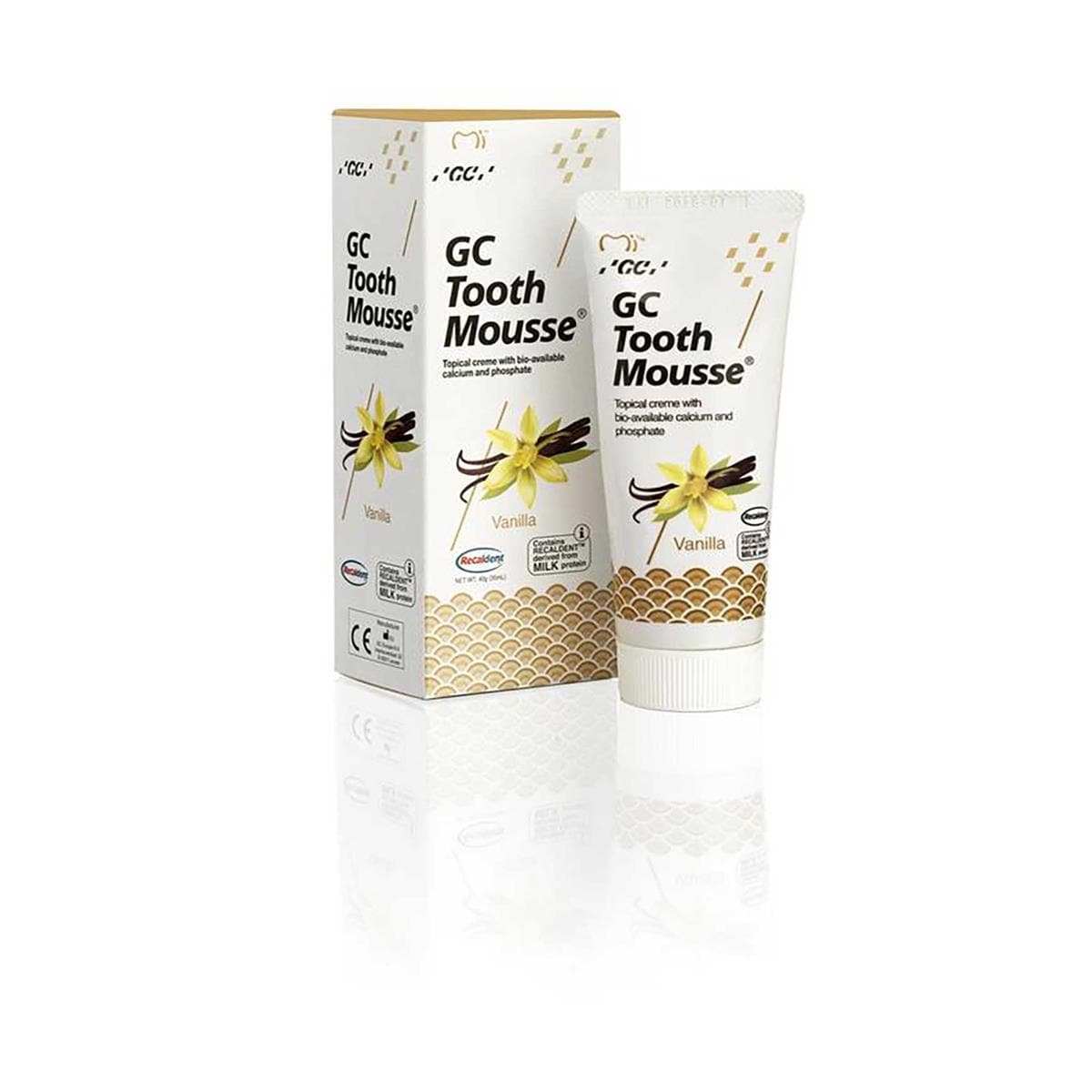 CREMA TOOTH MOUSSE SABOR VAINILLA 10X40G - GC