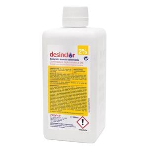 DESINCLOR 2% SOLUCIÓN ACUOSA COLOREADA 500ML