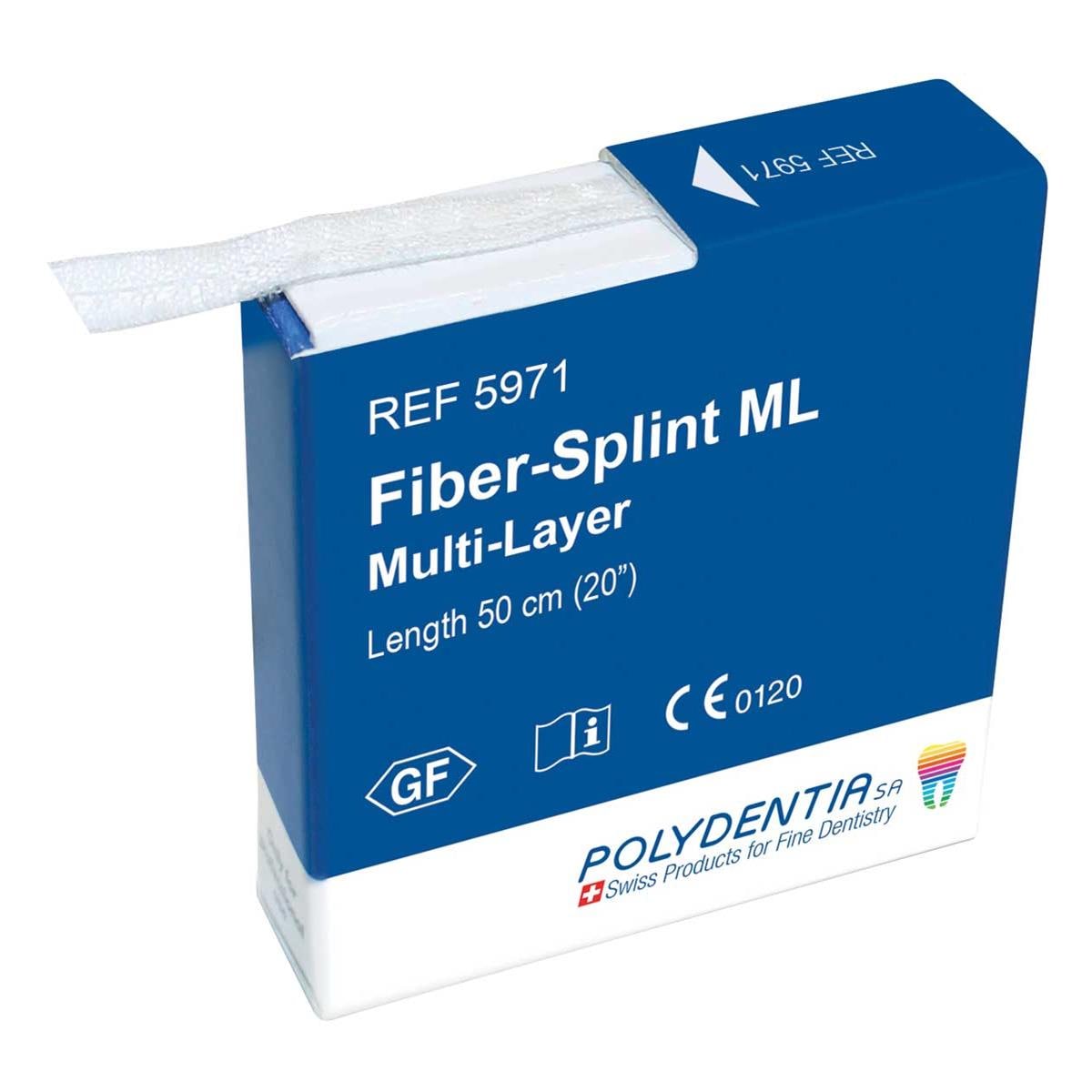 FIBER SPLINT ML ROLLO 4MM.X50CM. - POLYDENTIA