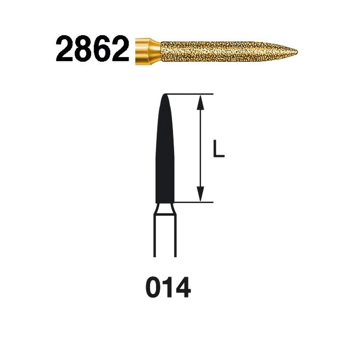 FRESA DIAMANTE FG 2862 EG 314 014 5U - KOMET