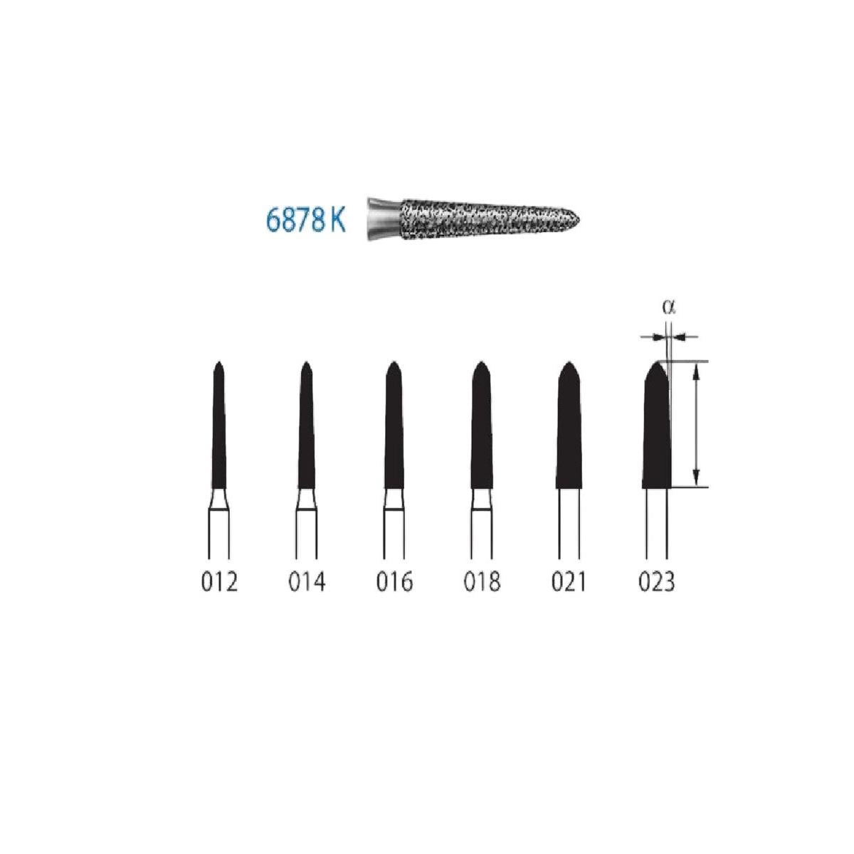 FRESA DIAMANTE FG 6878K 314 016 5U KOMET