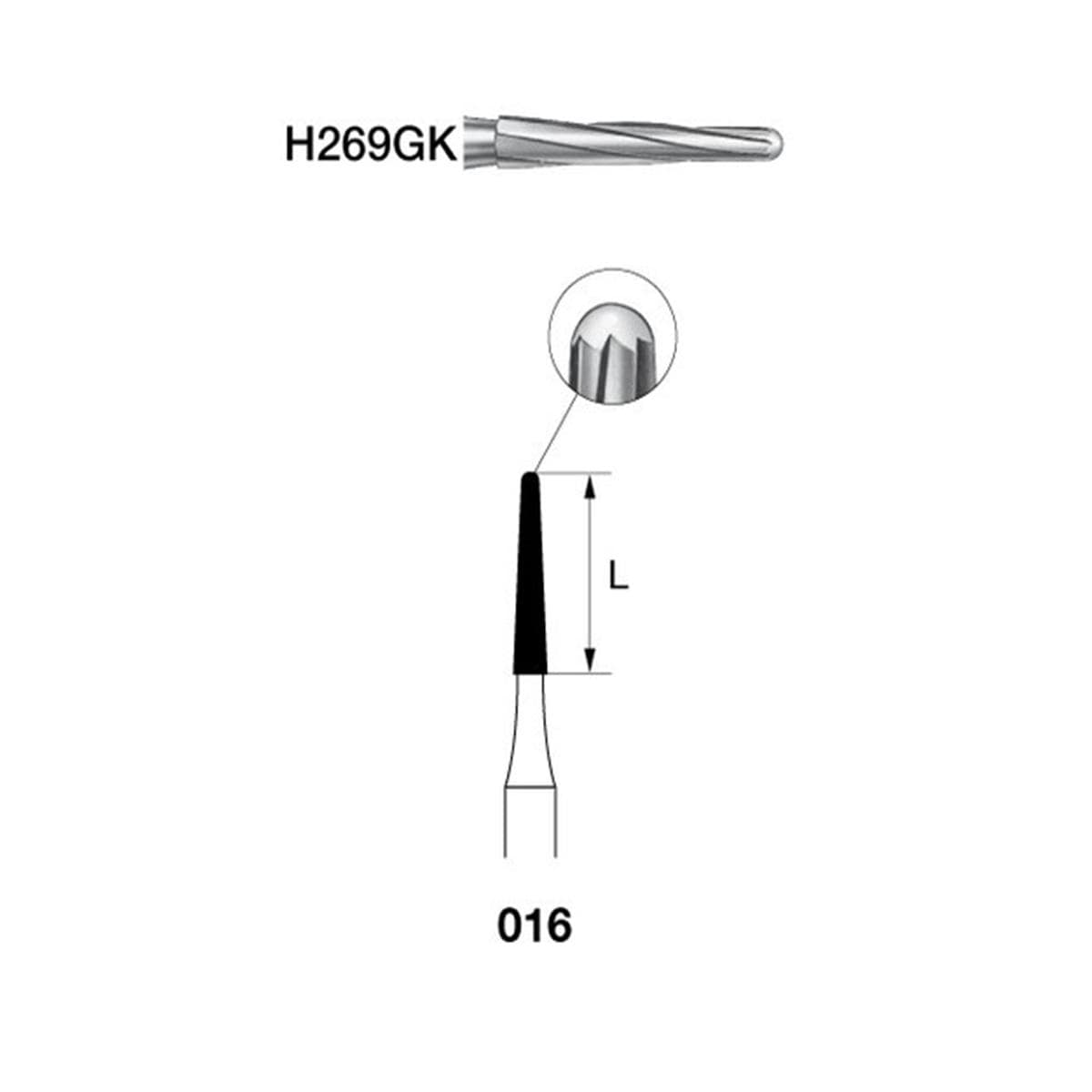 FRESA ENDO H269GK 5U - KOMET