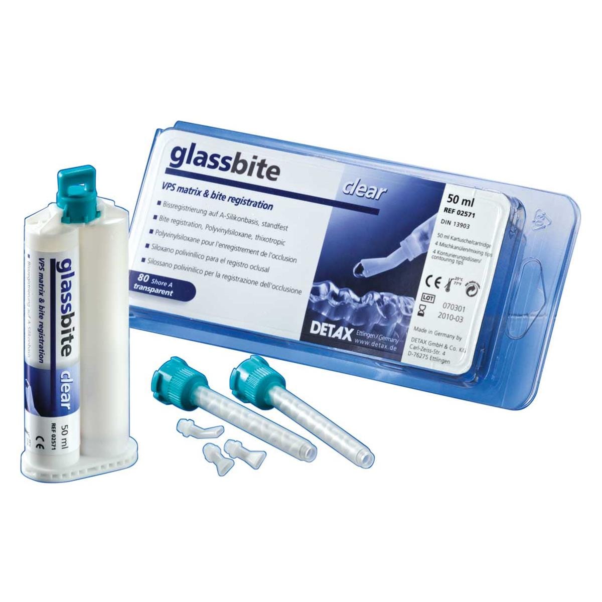 GLASSBITE REGISTRO MORDIDA 1X50ML - DETAX