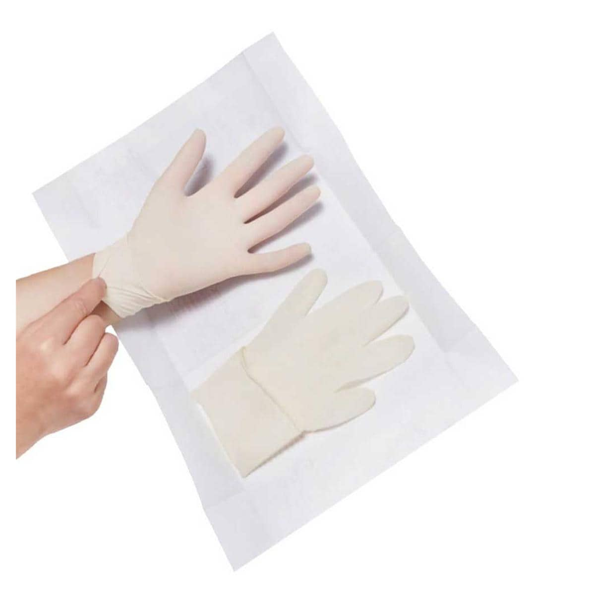 GUANTES LATEX ESTERIL S/POLVO T6.5 50PAR NATURFLEX