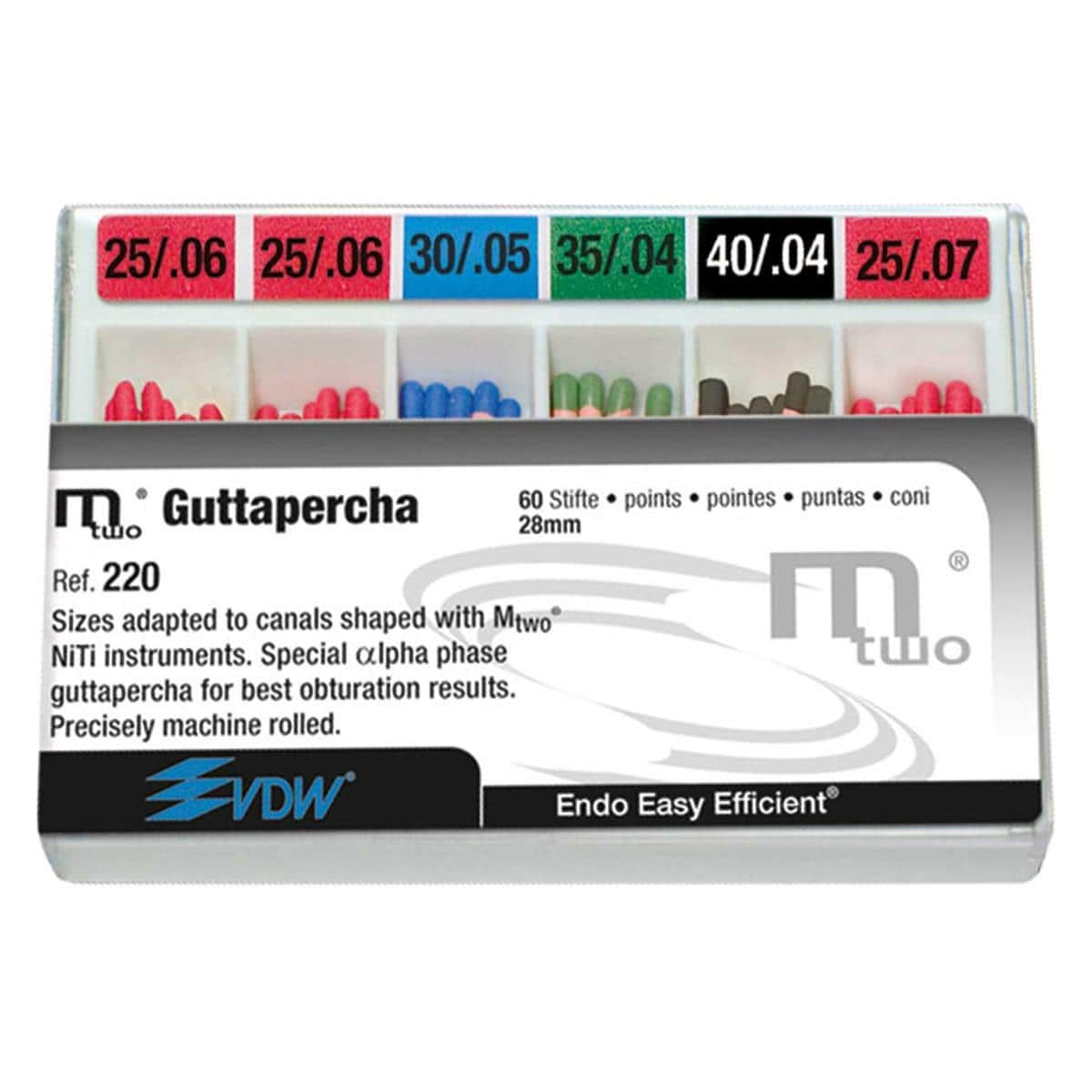 GUTTA PERCHA MTWO SURTIDO 60U - VDW