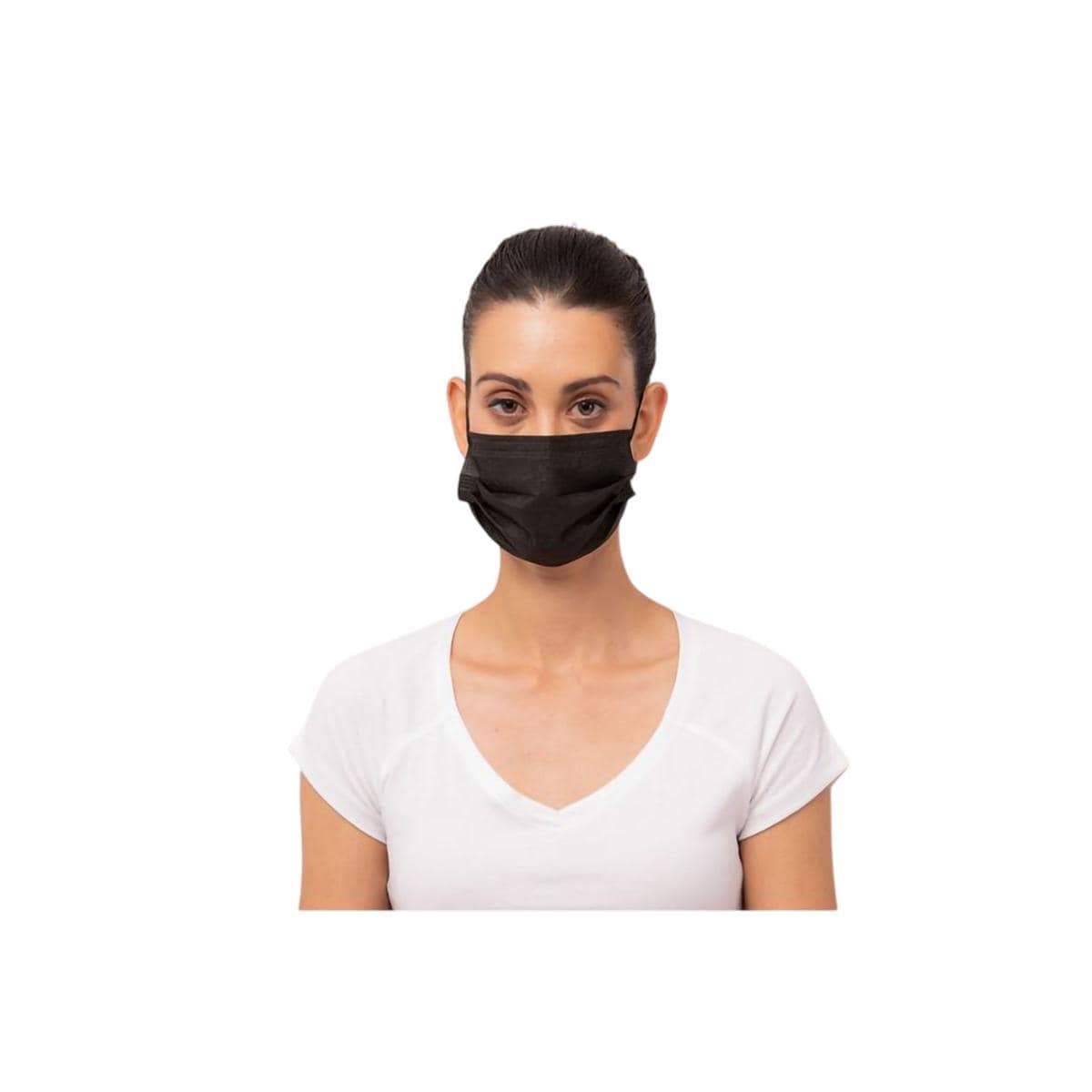 MASCARILLA QUIRÚRGICA IIR NEGRA 50U - SANTEX