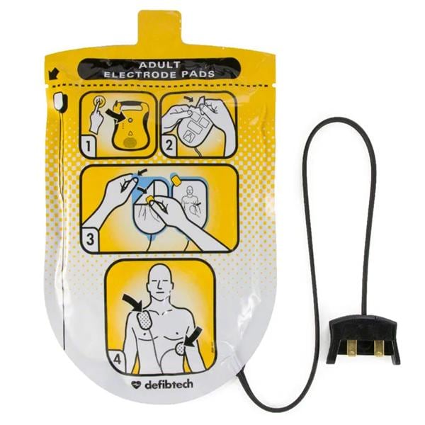 PAD ADULTO DESFIBRILADOR LIFELINE DEFIBTECH