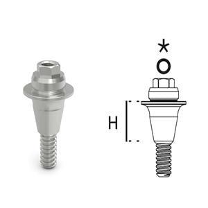 PILAR 17º CONICO SHC ALTURA.3´5MM CON TORNILLO - OSTEOPLUS