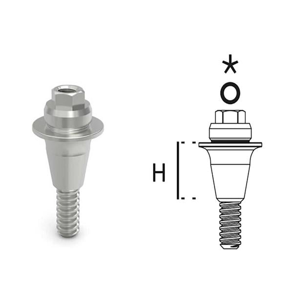 PILAR 17º CONICO SHC ALTURA.3´5MM CON TORNILLO - OSTEOPLUS