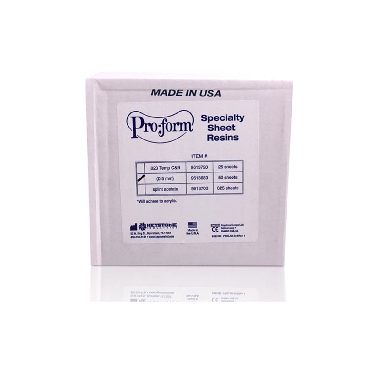 PROFORM 0,5 MM TRANSPARENTE C/25 - PRO-FORM