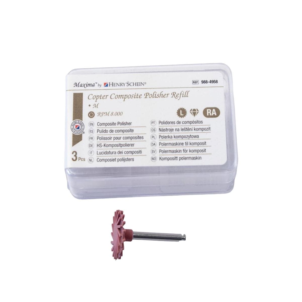 PULIDOR COMPOSITE REFILL L PRE PULIDO 3U - HENRY SCHEIN