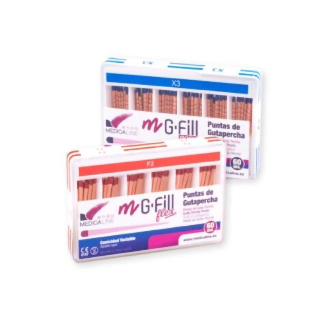 PUNTA GUTAPERCHA M-G-FILL FLEX F5 60U - MEDICALINE