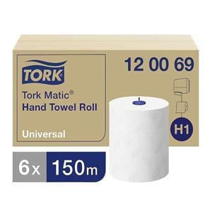 TOALLA DE MANO EN ROLLO TORKMATIC BLANCO 6U TORK