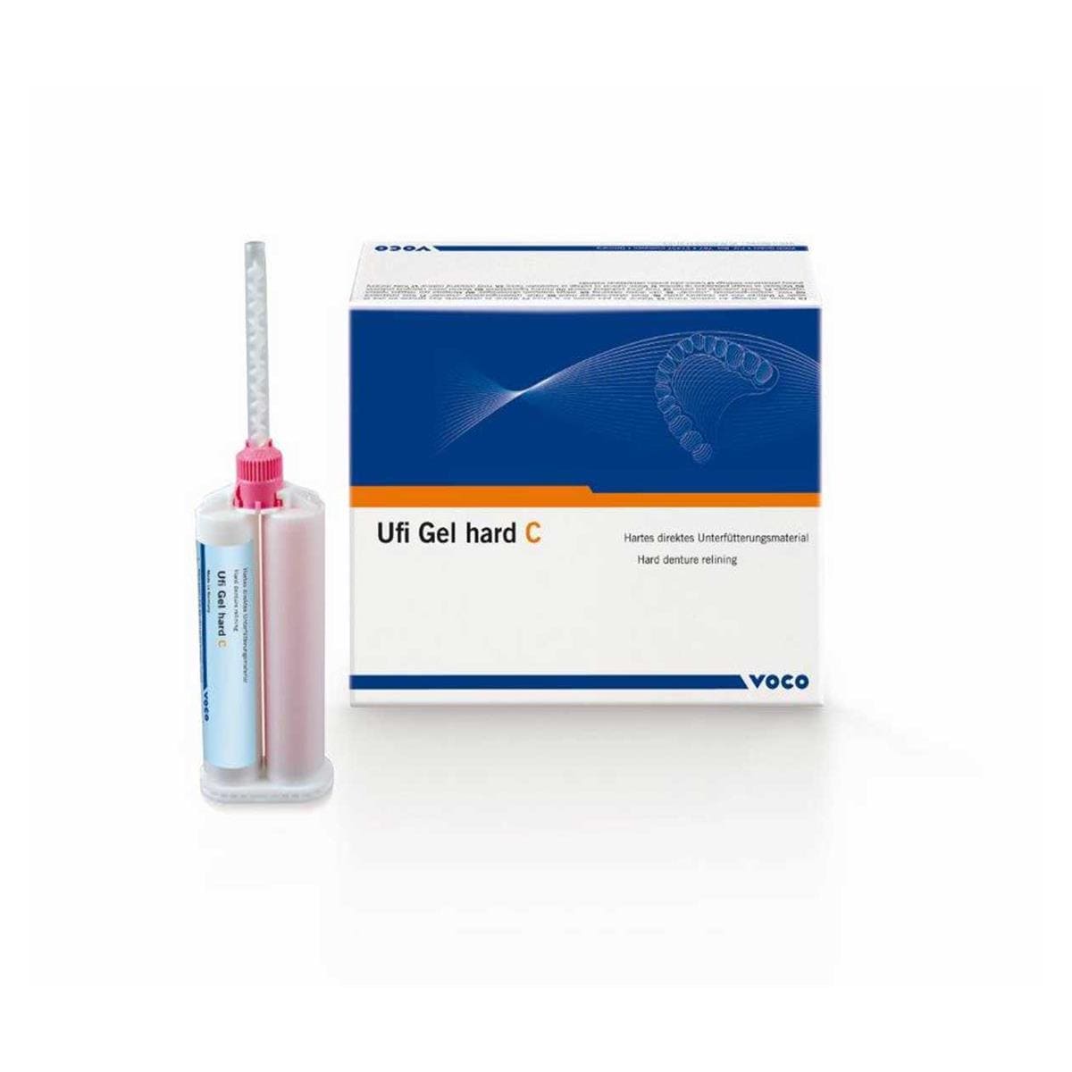 UFI GEL HARD C 80 GR + 10 MIXING TIPS TIPO 8 - VOCO