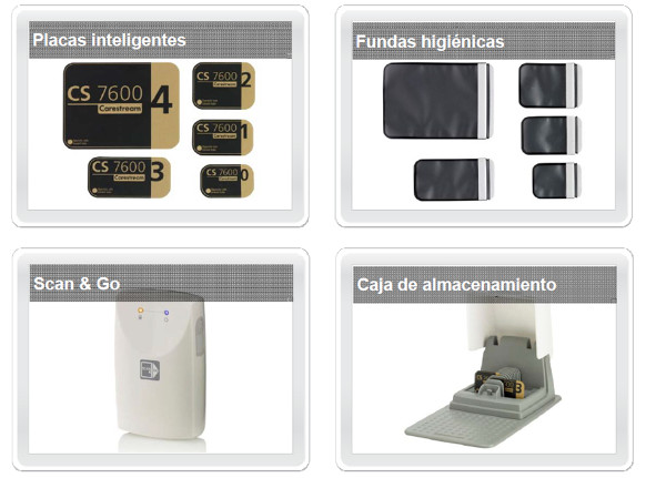 Digitalizador de placas de fósforo CS 7600: gama completa de accesorios